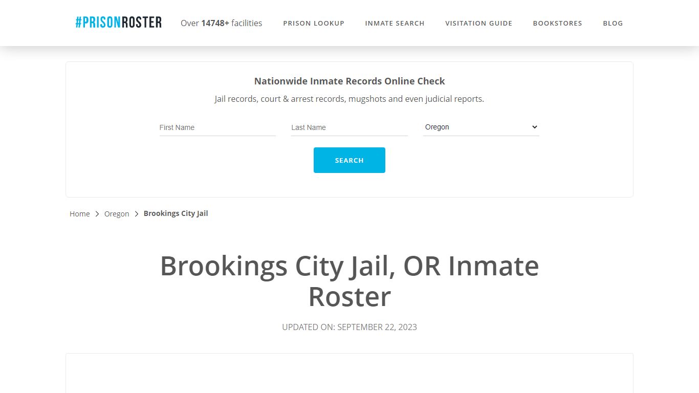 Brookings City Jail, OR Inmate Roster - Prisonroster